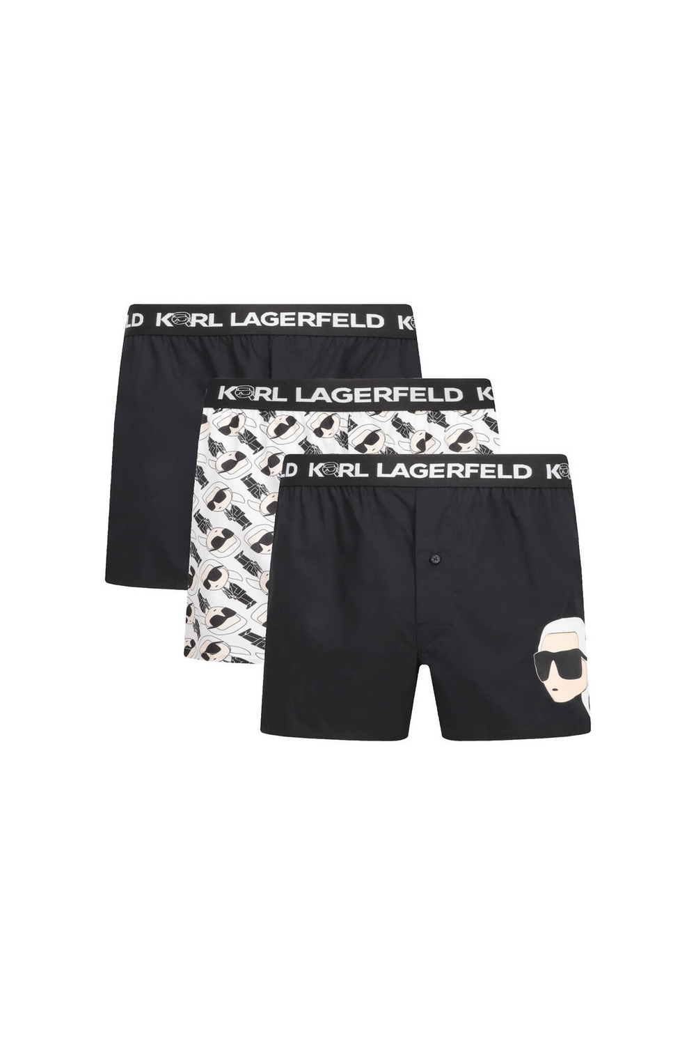 Трусики-боксеры 3шт. Ikonik 2.0 Karl Lagerfeld - разноцветная(236M2102)