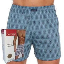 Трусы мужские семейные Cornette Comfort бирюзовая геометрия 002/271