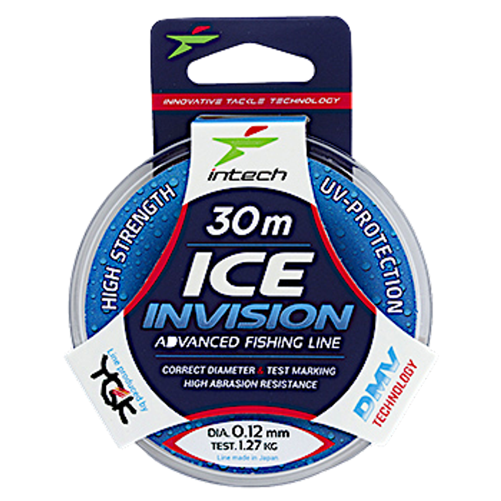 Леска Intech Invision Ice Line 30м  0.08мм 0.61кг
