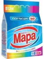 Порошок стиральный МАРА УЗОР ЧЫСЦІНІ для цветного белья автомат 1,5кг