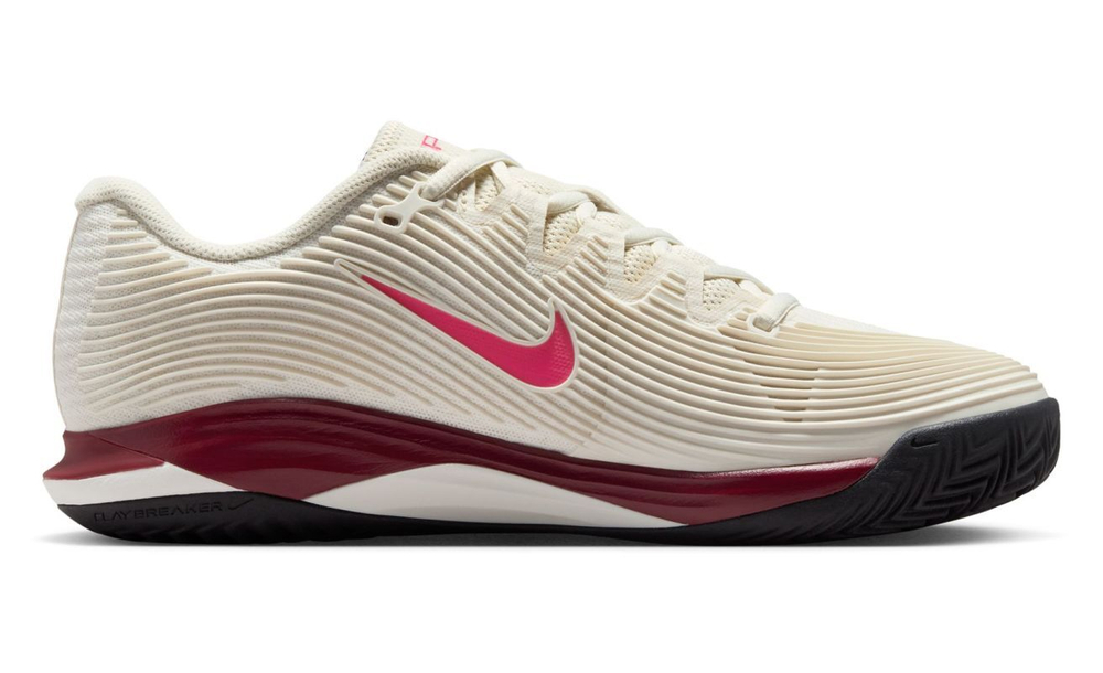 Женские теннисные кроссовки Nike Zoom Vapor 12 Clay - pale ivory/rush pink/sail/team red