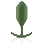 Анальная пробка для ношения цвета хаки 14см b-Vibe Snug Plug 4 BV-010-ARM