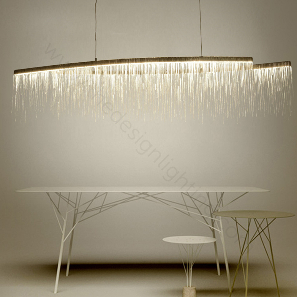 Pendant design lamp Waterfall  L150 (Rose gold)