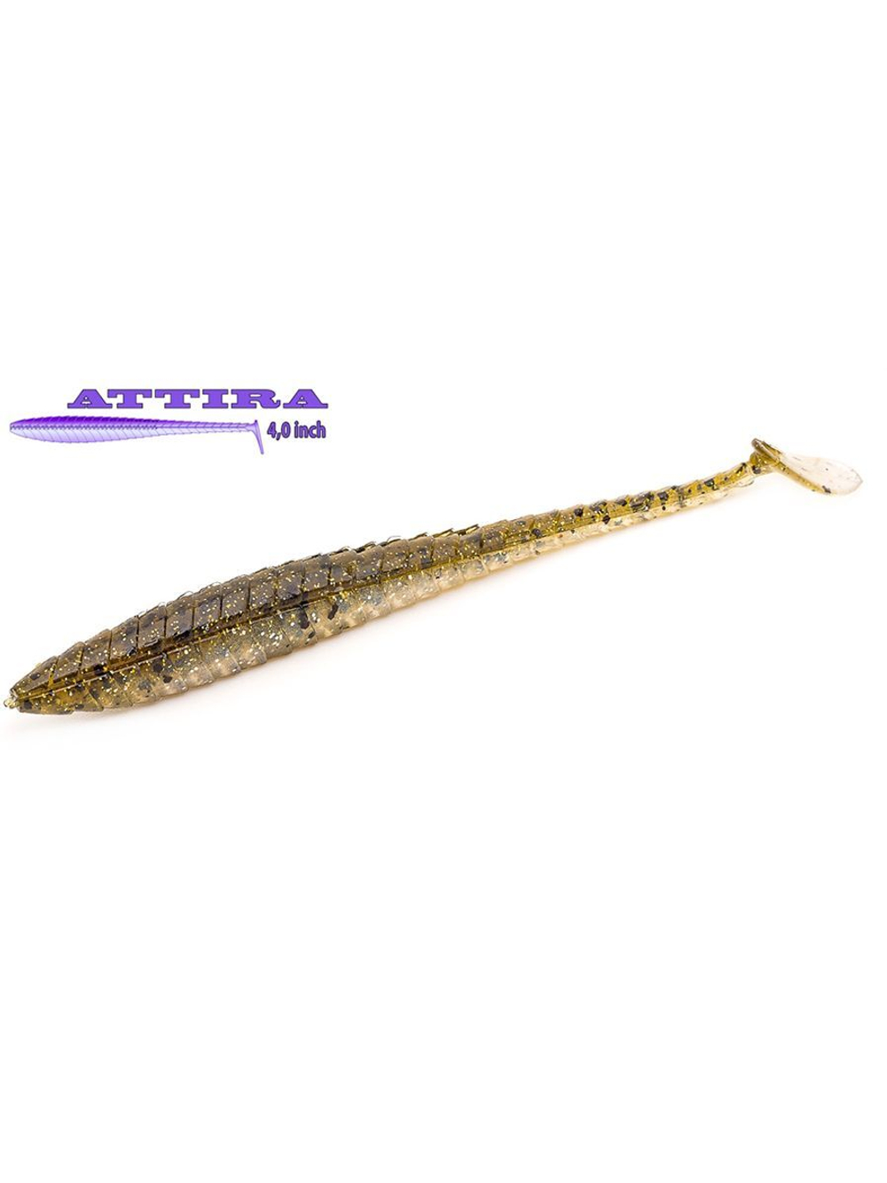 Виброхвост Attira,4.00'',101,6мм,7,3гр,цвет 422,5 шт/уп.