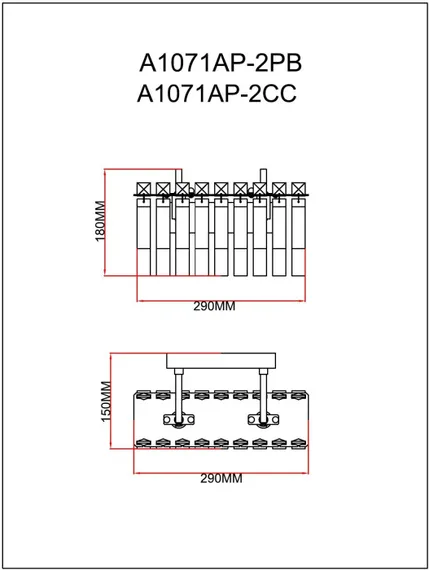Настенный светильник Mayotte A1071AP-2CC Arte Lamp
