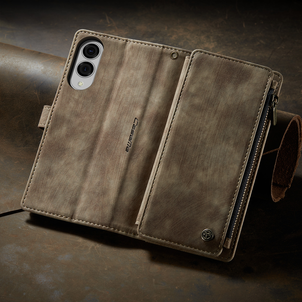 Многофункциональный чехол-кошелек CaseMe 3 in 1 Matte Wallet для Samsung Galaxy S25 Edge