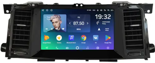 Магнитола для Nissan Patrol Y62, Infiniti QX56/QX80 2010-2017 (рамка тип 3) - Teyes CC2 PLUS монитор 9" QLED, Android 10, Быстрая, SIM-слот