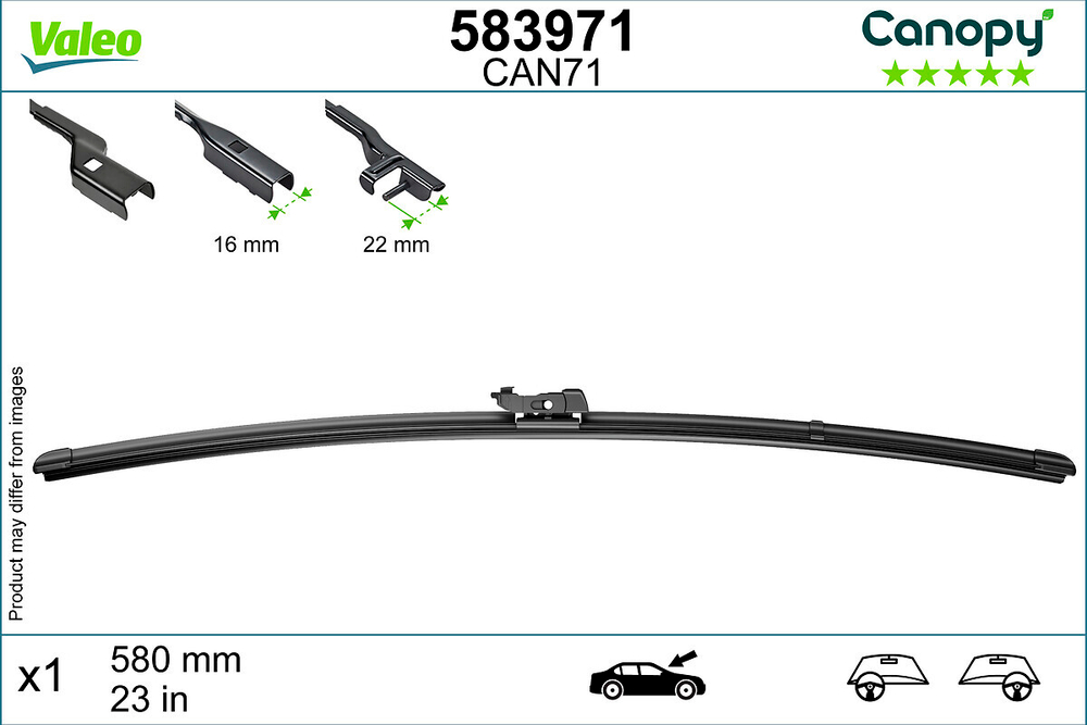 VALEO - 583971-VAL - Metlica brisaca