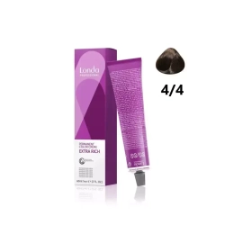Londa Color стойкая крем-краска, 4/4 шатен медный, 60мл