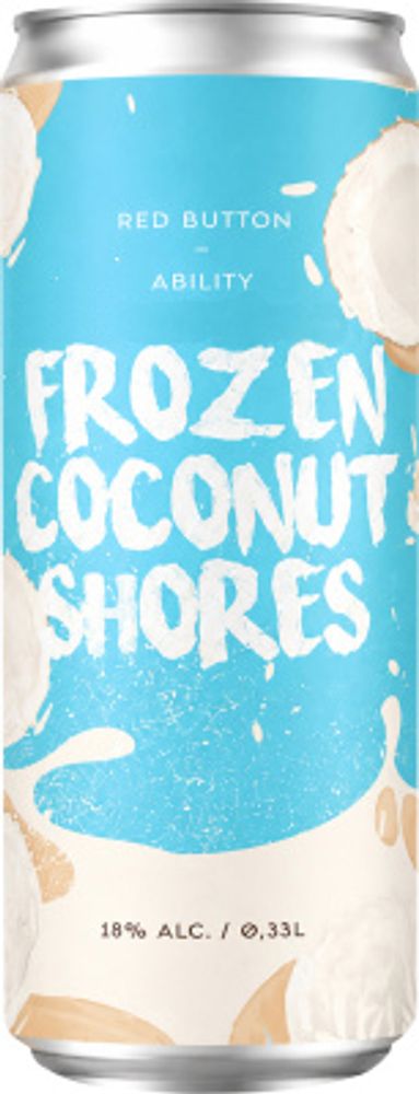 Пиво Рэд Баттон Фроузен Коконат Шорз / Red Button Frozen Coconut Shores 0.33 - банка