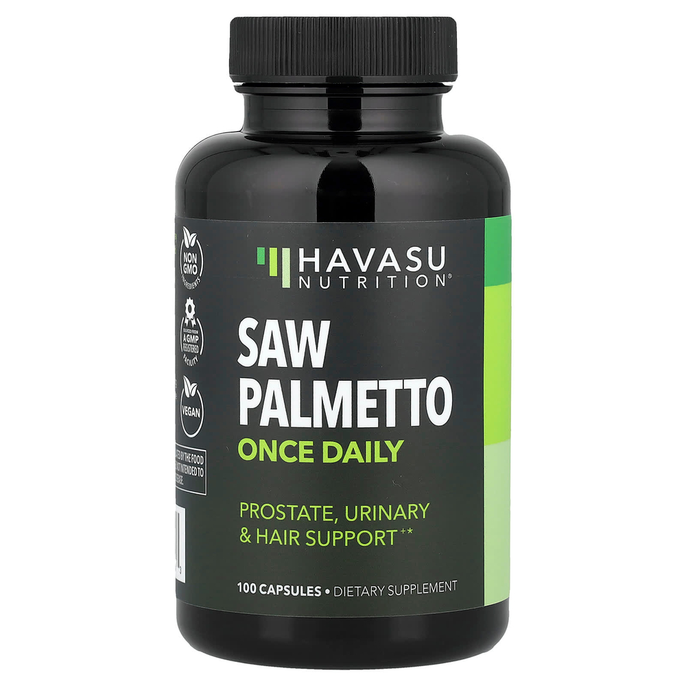 Havasu Nutrition, сереноя, для приема один раз в день, 100 капсул (500 мг в 1 капсуле)