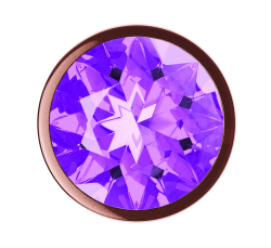 Diamond Shine L - Анальная Пробка, Розовое Золото