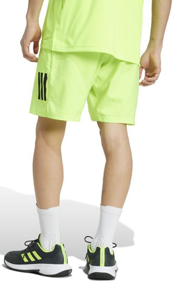 Мужские теннисные шорты Adidas Club 3 Stripes 7" - зеленый