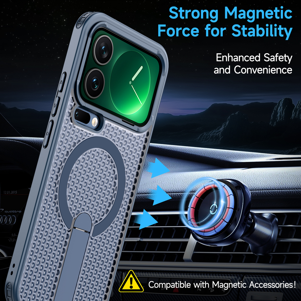 Прозрачный чехол Mesh Pro Magnetic Case для Xiaomi 17 Pro Max