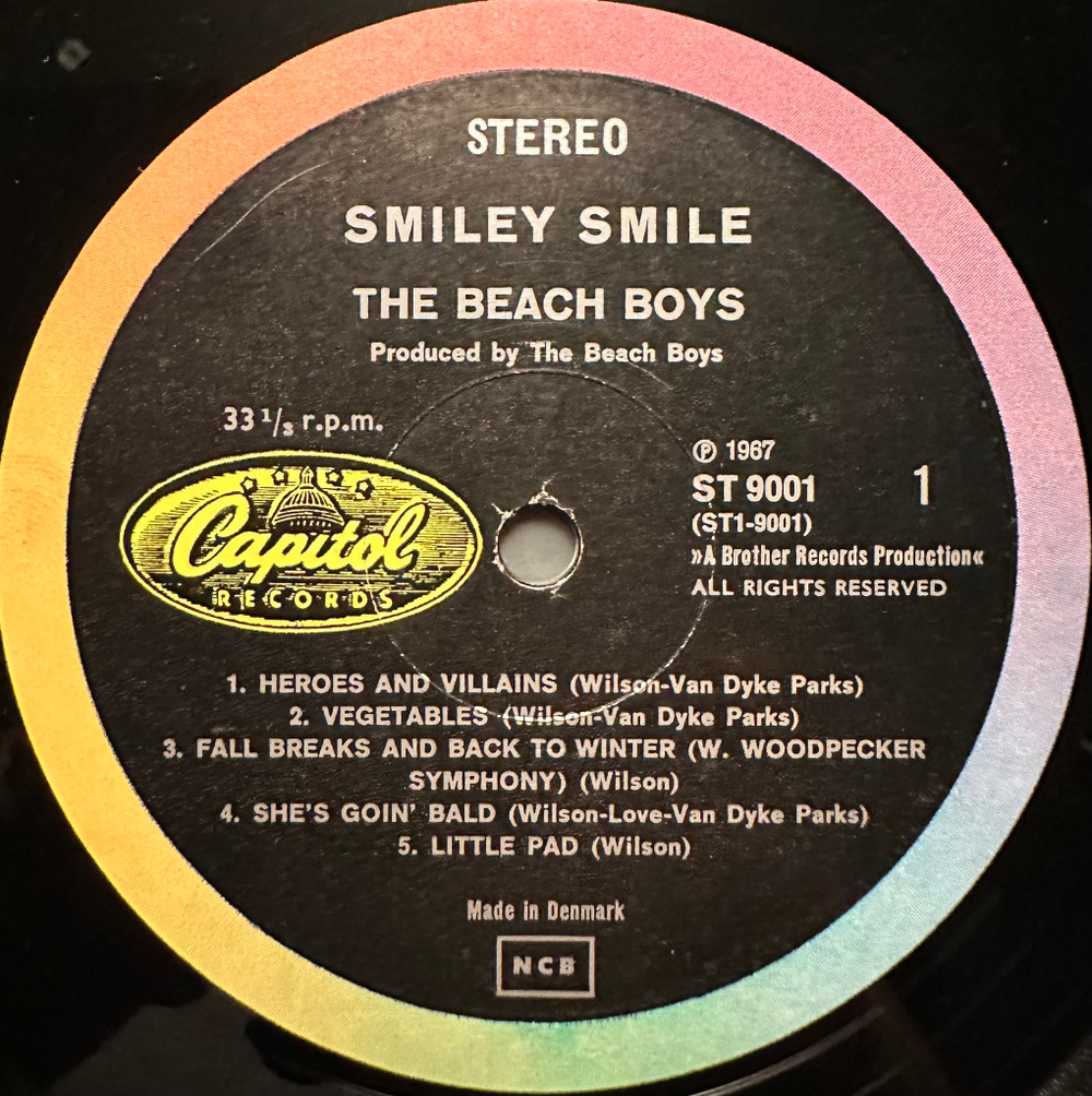 The Beach Boys - Smiley Smile (Дания 1967г.)