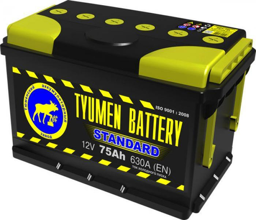 Купить Аккумулятор Тюмень 6СТ-60L, о.п., R+ STANDARD (Тюменский аккумулятор)