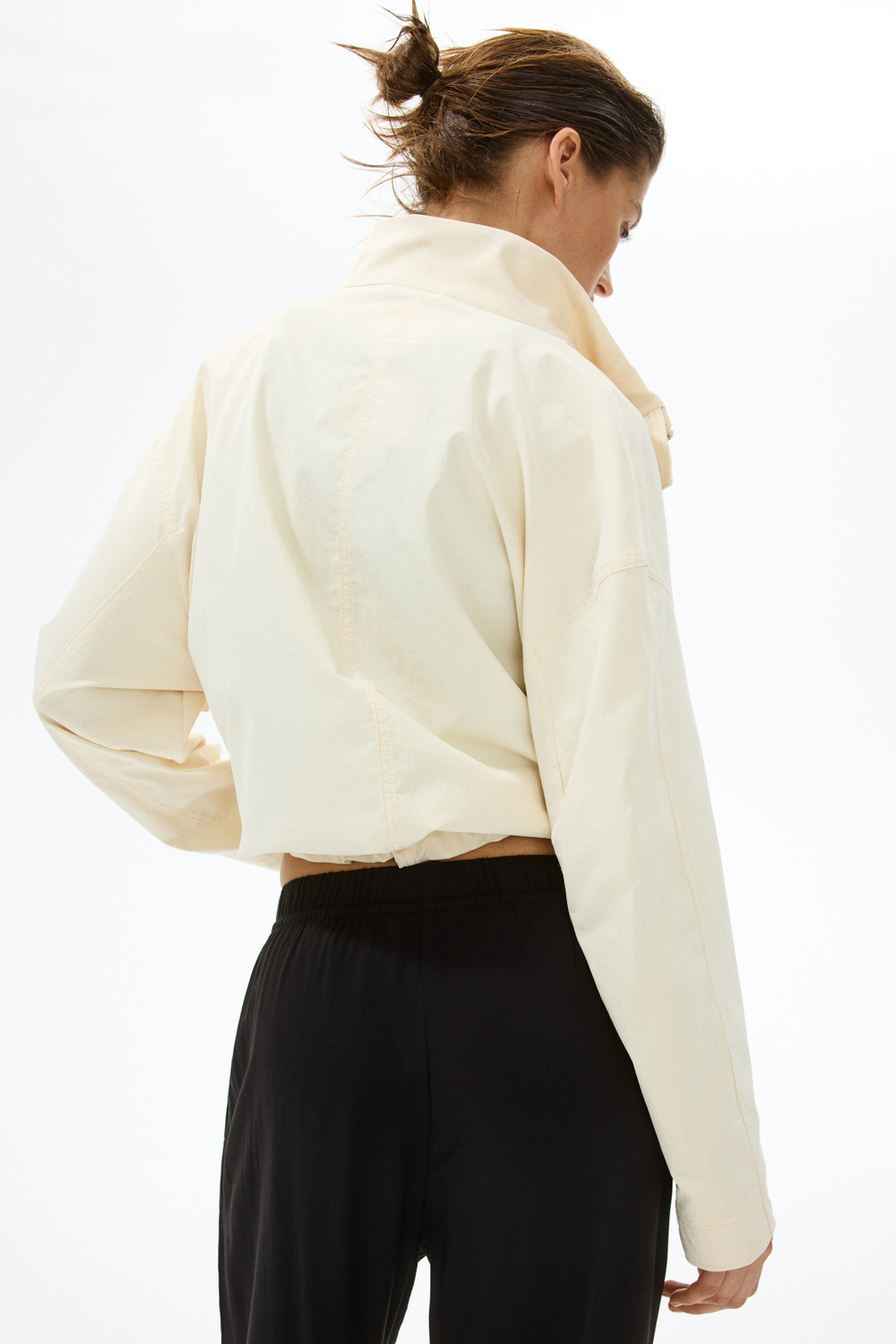 Широкие брюки из вискозы на резинке - H&M