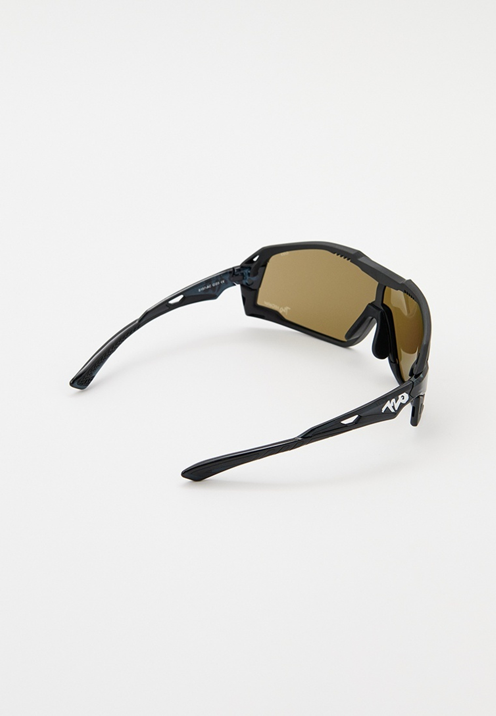 Спортивные очки 720armour Flash / Matte Black frame / Shiny Crystal Black Temple / HC Green Mirror Silver / Cylinder Lens