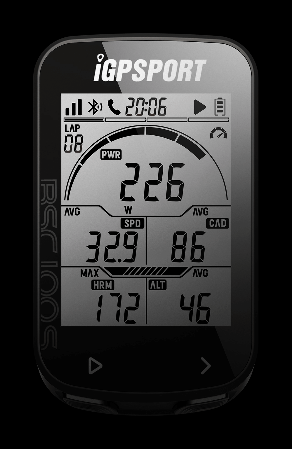 Арт BSC100S Велокомпьютер GPS