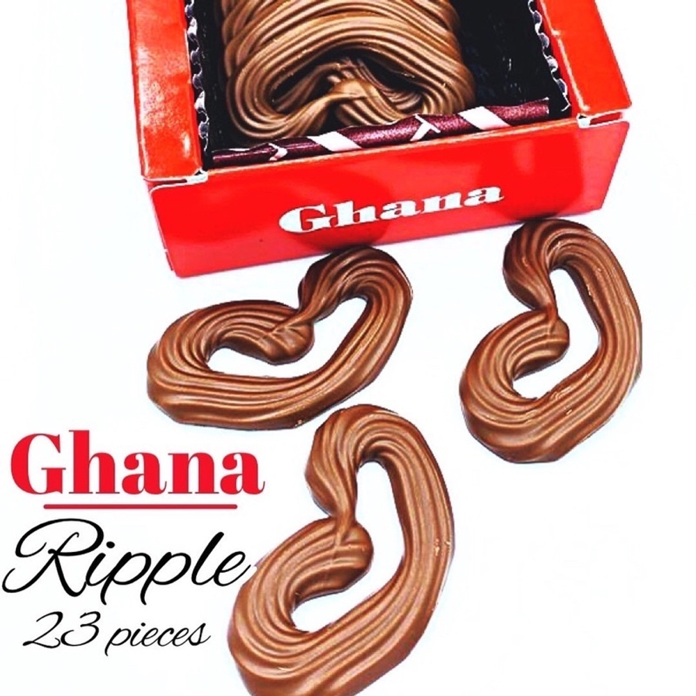 Шоколад Ghana Райпл молочный, Lotte, 58г
