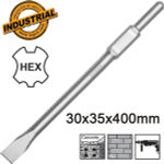 Зубило плоское HEX INGCO DBC03440012 30x35х400 мм