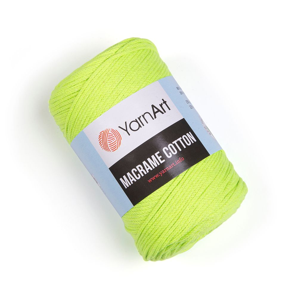 Пряжа YarnArt Macrame Cotton, Незрелый лимон