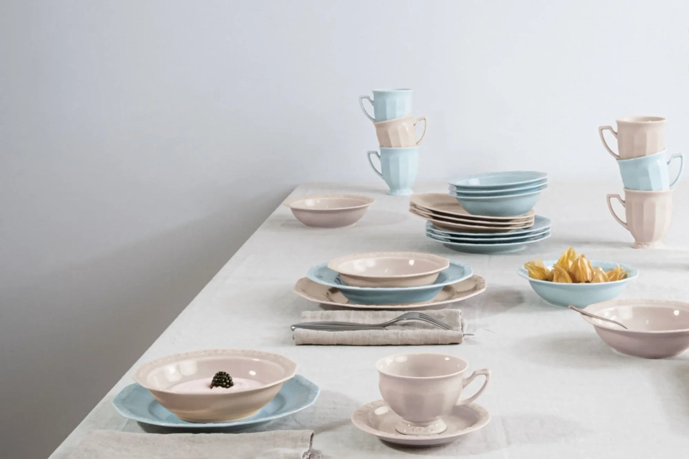 Rosenthal Набор для завтрака Maria Pale Mint на 2 персоны 1043040716715505 + 1043040716710221 + 1043040716715456