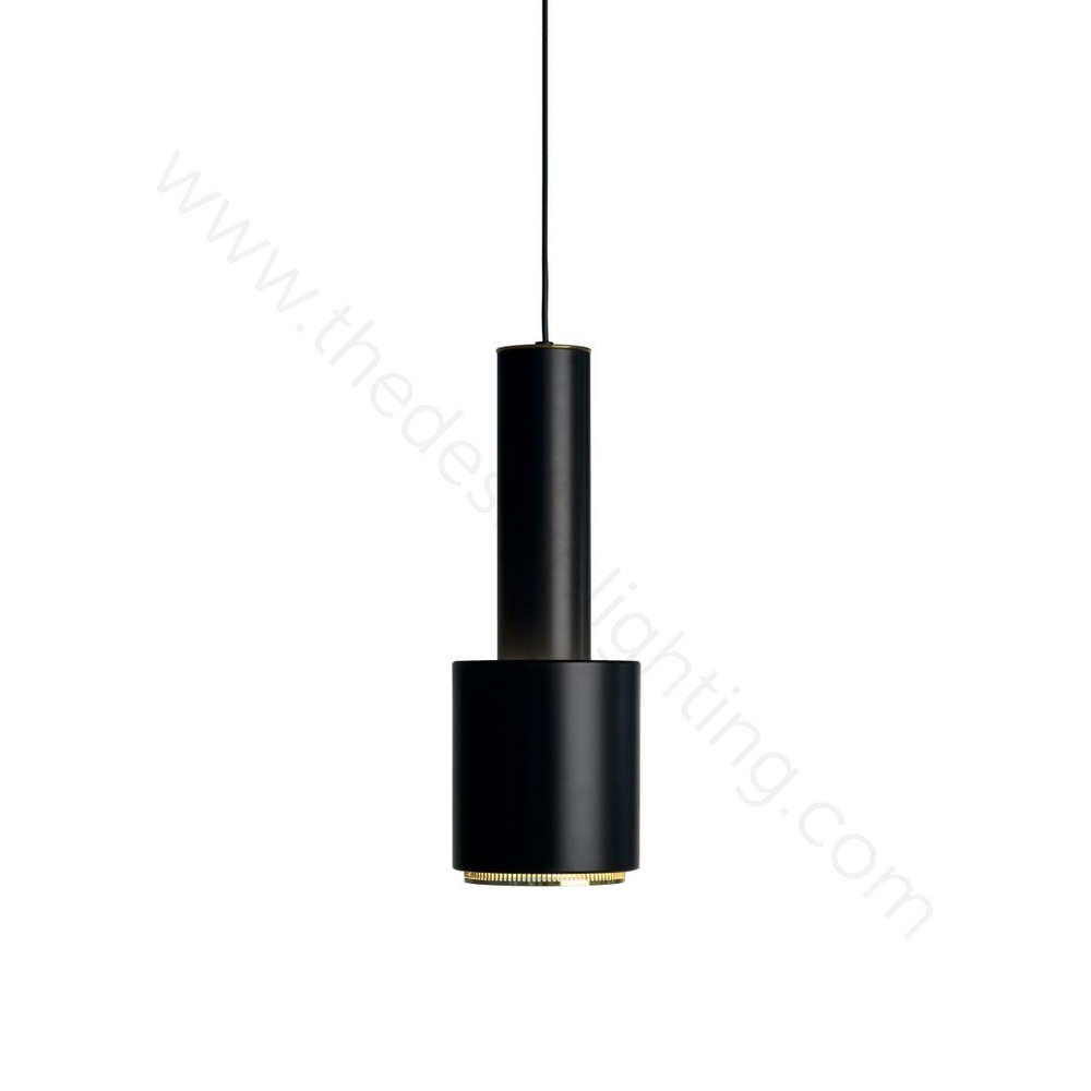 Pendant design lamp A110 by Artek (Black)
