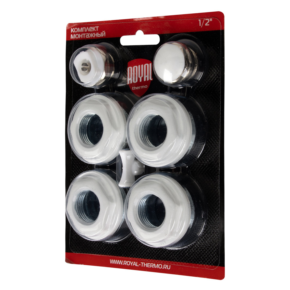 Комплект монтажный Royal Thermo 1”х 1/2quot; белый