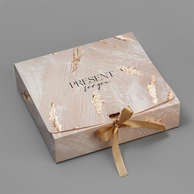 Складная коробка подарочная «Present», 20 х 18 х 5 см