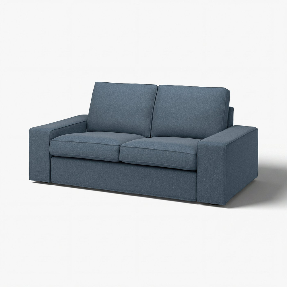 IKEA KIVIK  (ИКЕА КИВИК)  -  Чехол для дивана 2-местного - Гуннаред синий