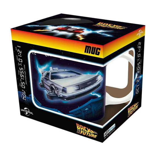 Кружка керамическая Back to the Future DeLorean Time Machine 320 мл ABYMUG817 — другой ракурс или упаковка