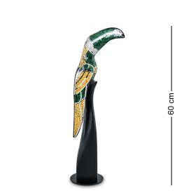 Decor and Gift 23-006-02 Статуэтка «Тукан» дерево+стекл.мозаика 60 см