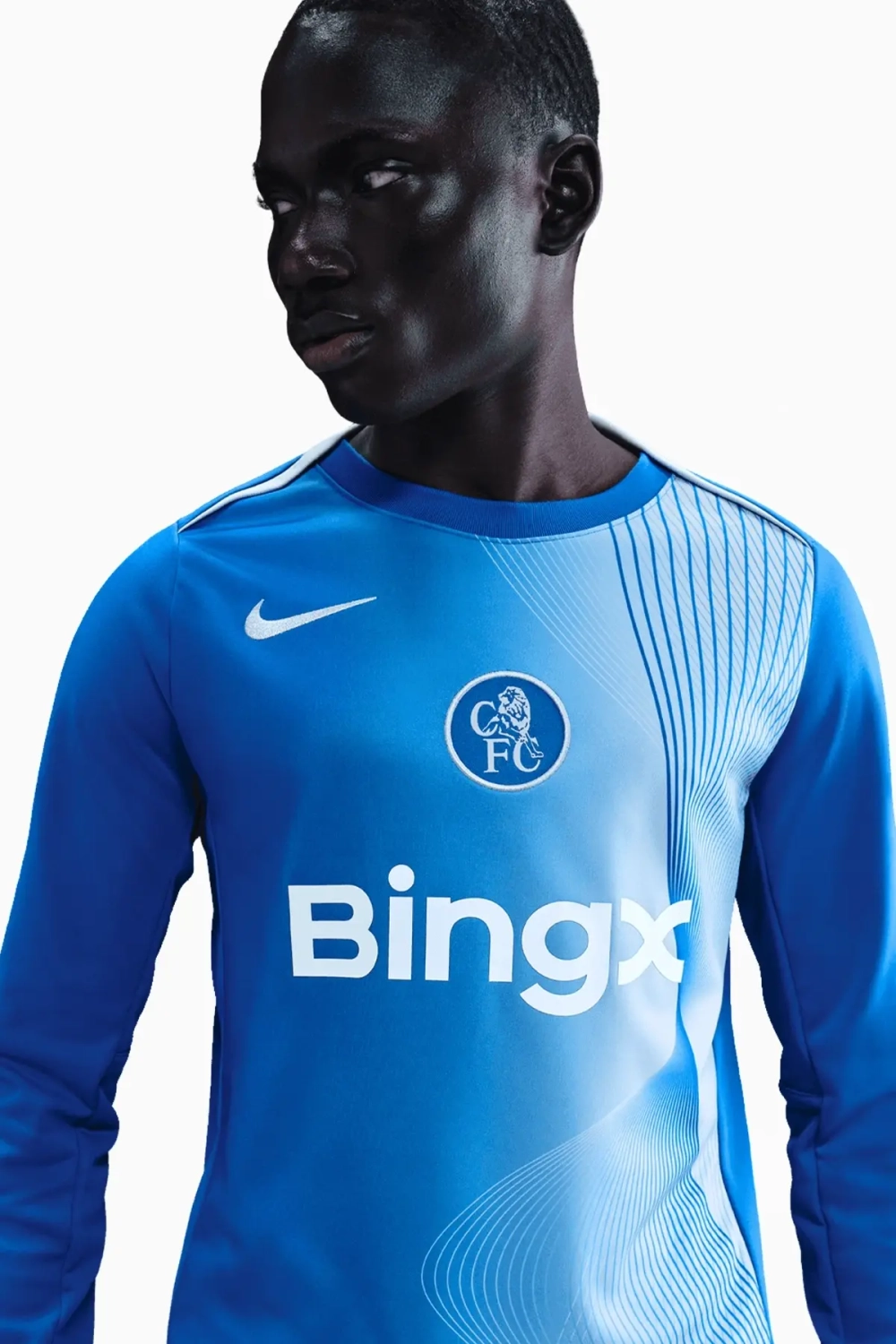 Футболка с длинными рукавами Nike Chelsea FC 25/26 Dri-FIT Academy Pro - синий