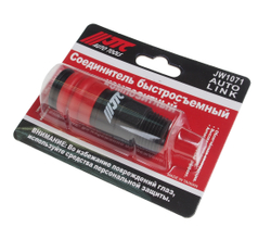 Переходник для компрессора 1/2" быстросъемный композитный с клапаном наружная резьба JTC
