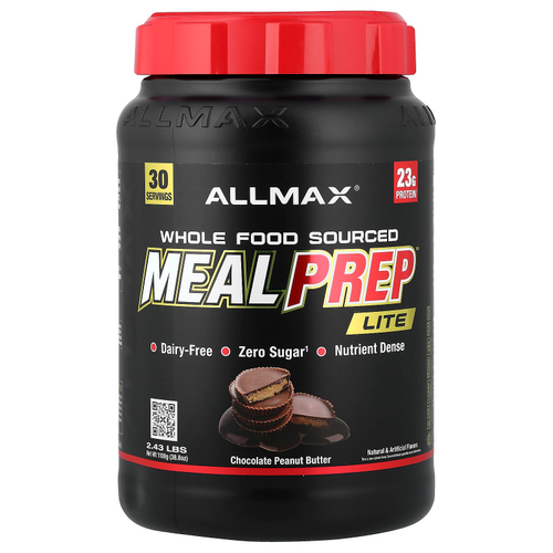 ALLMAX, Meal Prep™ Light, шоколад и арахисовая паста, 38,8 унции (2,43 фунта)