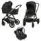 Коляска Espiro Code 3 в 1 Clever Black (110)