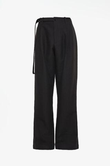 ZARA X JOHN GALLIANO БРЮКИ RELAXED FIT СО СКЛАДКАМИ — LIMITED EDITION, ЧЕРНЫЙ