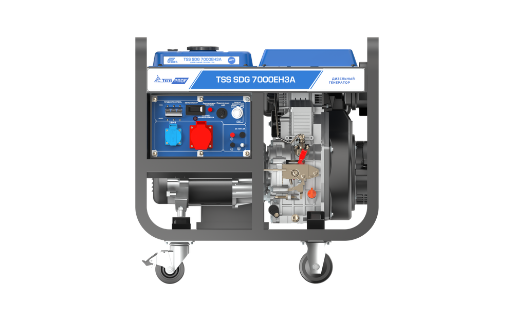 Дизель генератор TSS SDG 7000EH3A
