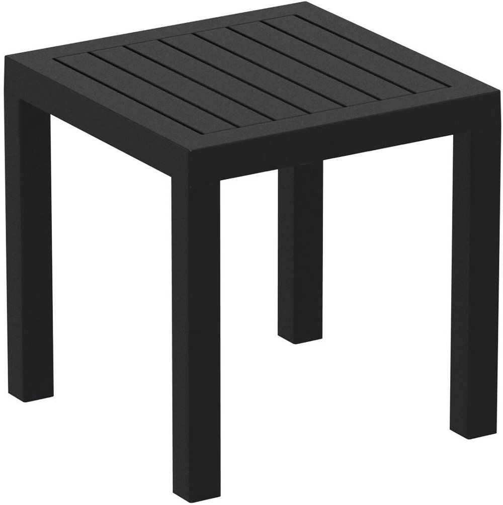 Столик пластиковый журнальный Siesta Contract Ocean Side Table, черный