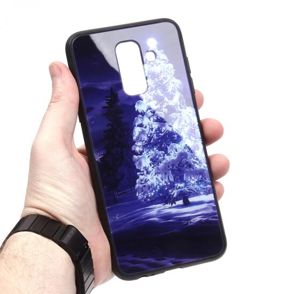 Глянцевый чехол для Samsung Galaxy J8 (2018), 010687