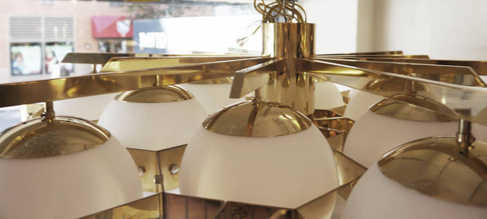 Limited Edition Flush Mount Chandelier by Fedele Papagni for Gaspare Asaro