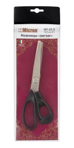 Ножницы зигзаг 20.5 см, в чехле Micron VIT-22-Z