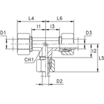 Соединение PRT DL08 06 08 (в сборе)