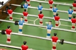 Настольный футбол (кикер) «Maccabi Mini» (121x61x81, орех, складной)