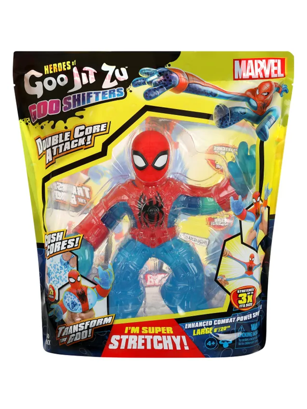 Фигурка Гуджитсу Человек-Паук 42068 | GooJitZu Spider-Man 42068 | тянущаяся суперэластичная фигурка антистресс | 4+