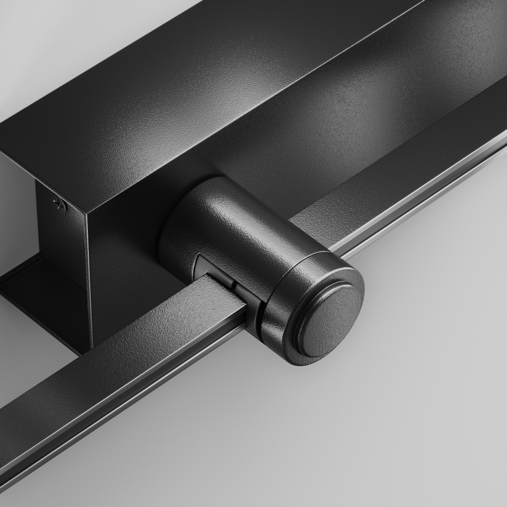 Основание настенное Wall для блока питания с вводом питания Flarity черный Maytoni Flarity TRA155CW-BB-B