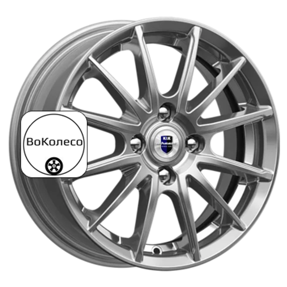 5,5x14/4x100 ET38 D60,1 Квант (КС960) Дарк платинум K&K