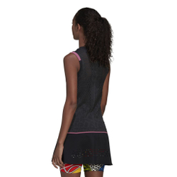 Женский топ теннисный Adidas Tennis Rich Mnisi Primeknit Tank Top - черный