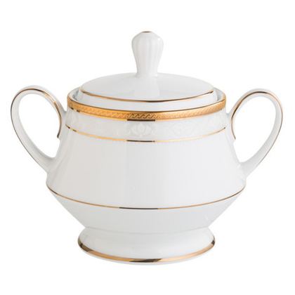 Сахарница 300мл Noritake Хэмпшир золотой кант